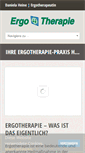 Mobile Screenshot of ergotherapie-heine.de
